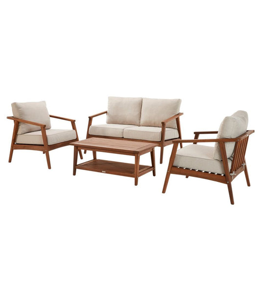 Eucalyptus 4-Piece Patio Set / L.L.Bean