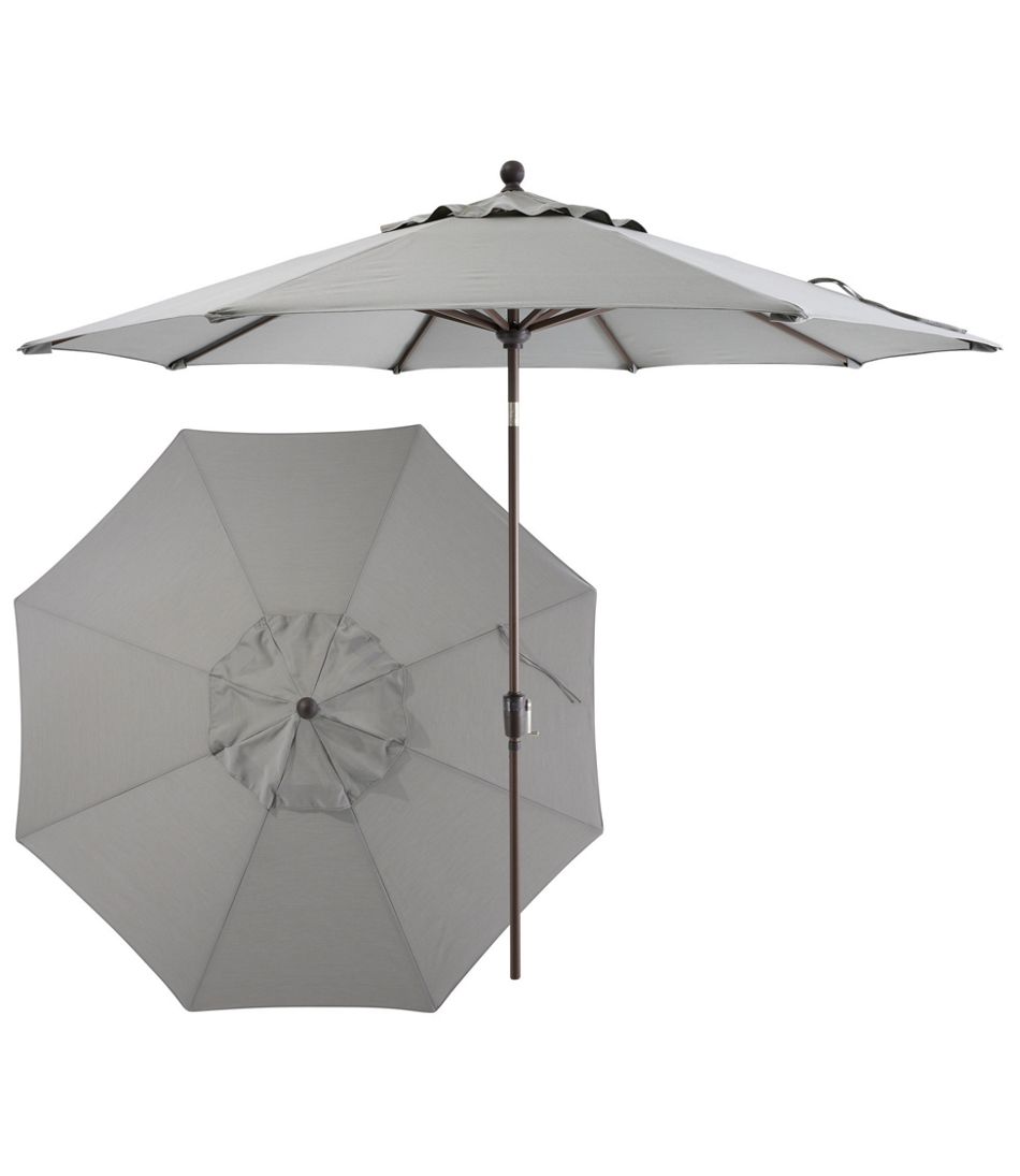 Weather-Resistant 9' Market Umbrella, Push Button / L.L.Bean