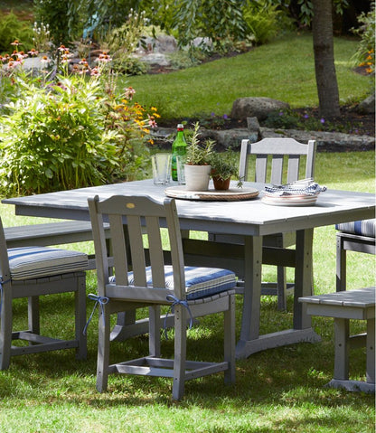 All-Weather Farmhouse Table, Square, 8-Person / L.L.Bean