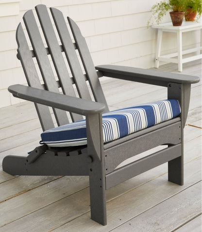 Casco Bay Adirondack Chair Seat Cushion, Stripe / L.L.Bean