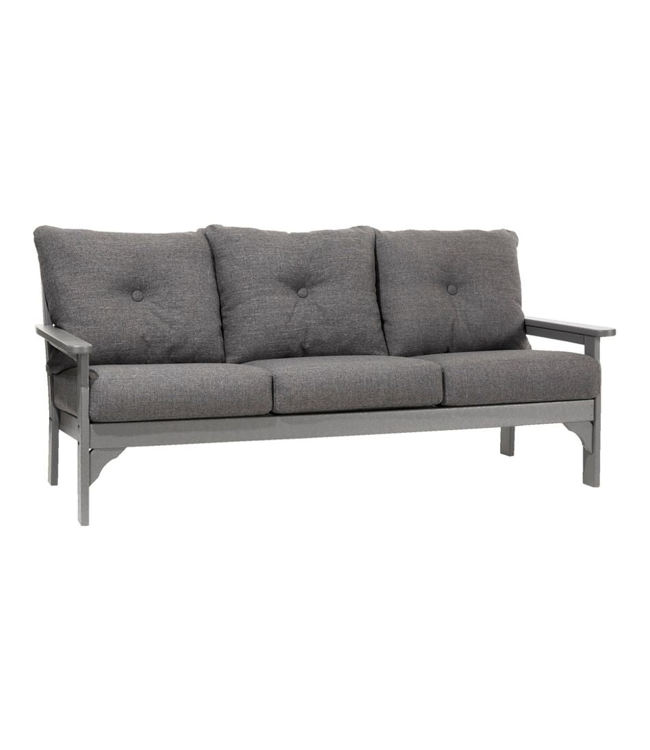 All-Weather Patio Sofa with Textured Cushion, Slate Gray / L.L.Bean