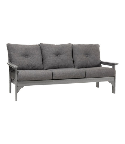 All-Weather Patio Sofa with Textured Cushion, Slate Gray / L.L.Bean