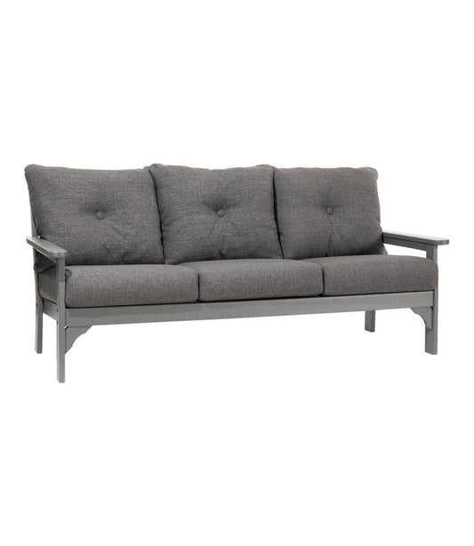 All-Weather Patio Sofa with Textured Cushion, Slate Gray / L.L.Bean