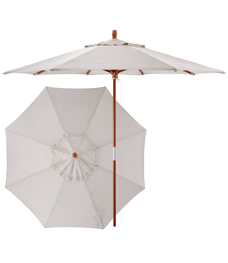 Sunbrella Market Umbrella, Wood / L.L.Bean
