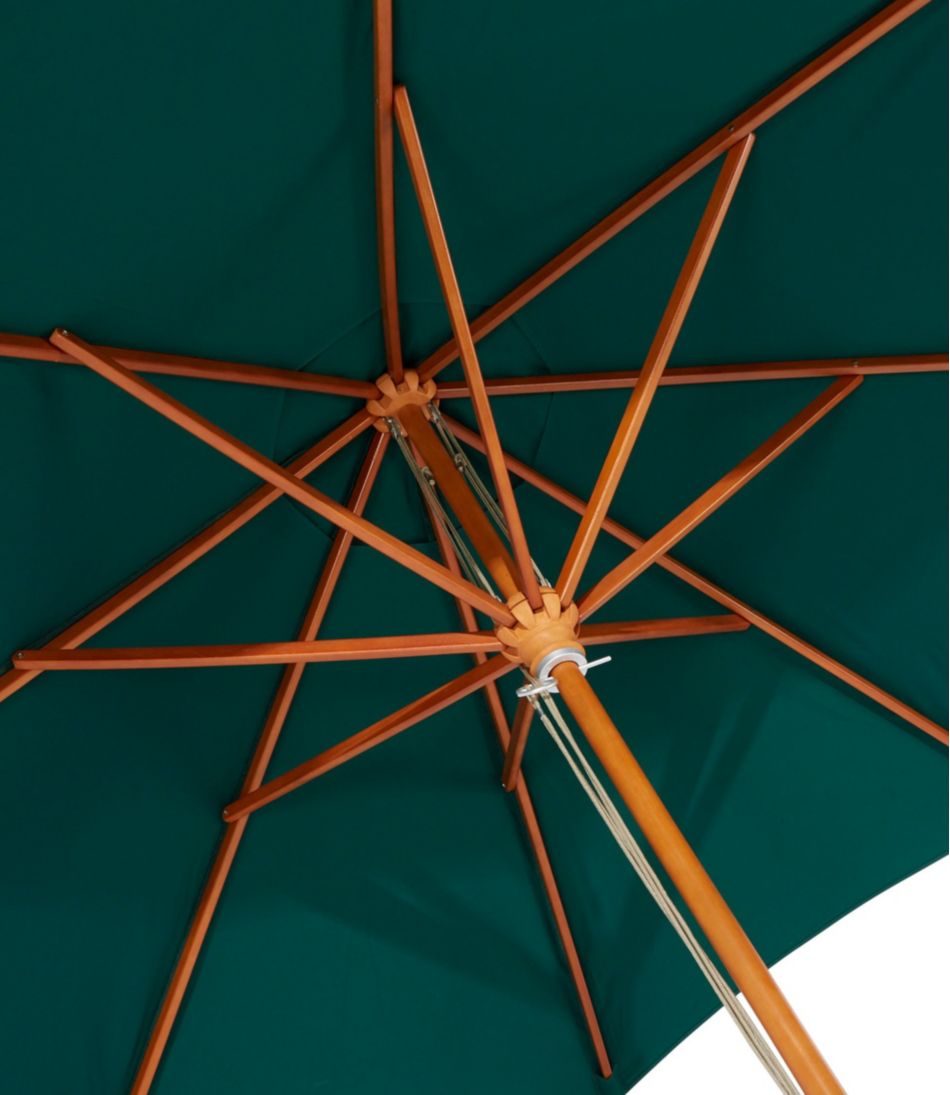 Sunbrella Market Umbrella, Wood / L.L.Bean