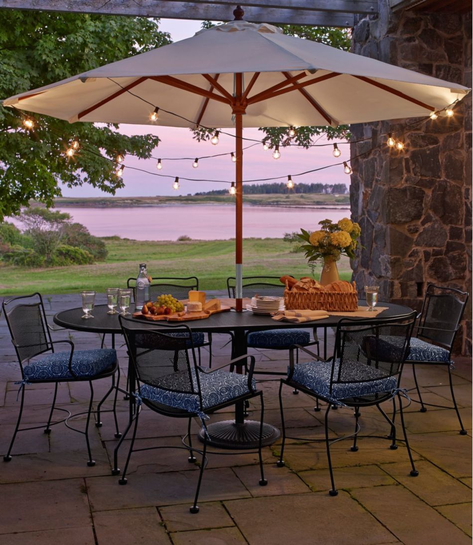 Sunbrella Market Umbrella, Wood / L.L.Bean