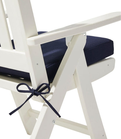 All Weather Folding/Armless Chair Textured Cushion / L.L.Bean