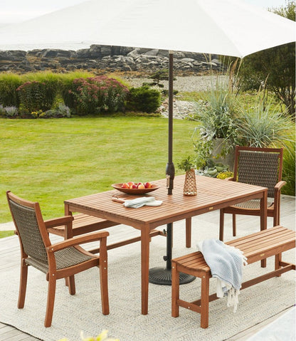 Wicker Eucalyptus Dining Chair / L.L.Bean