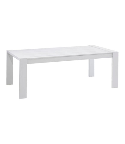 White Aluminum Deep Seating Coffee Table / L.L.Bean