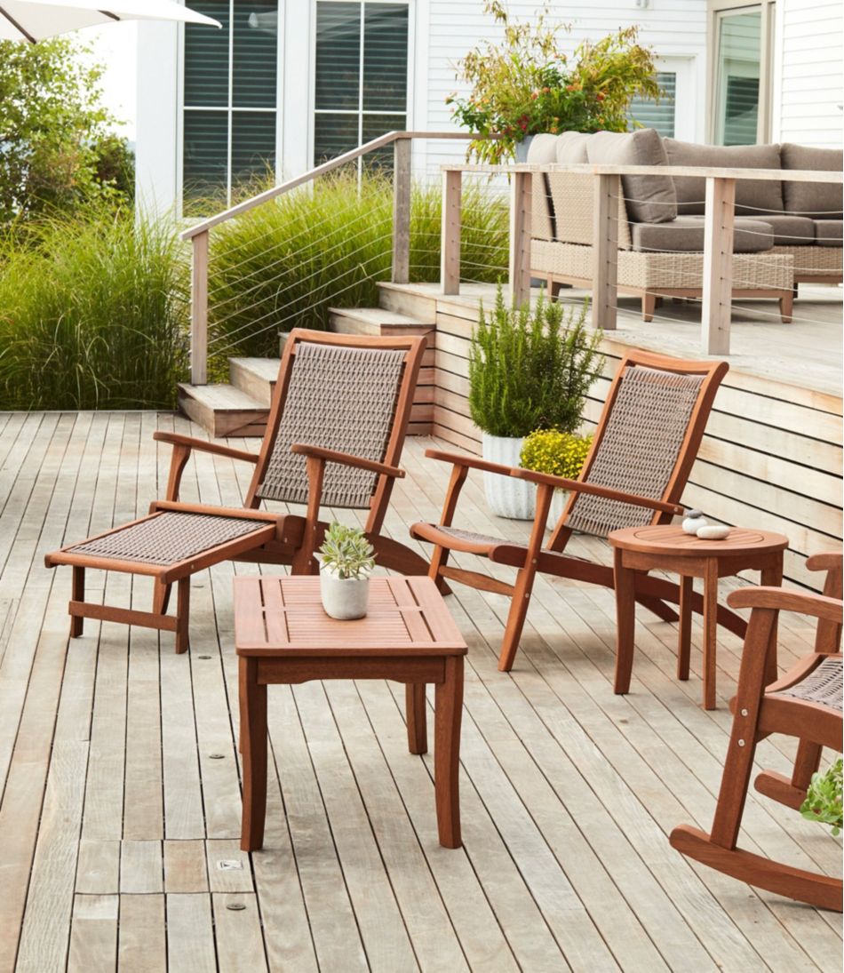 Wicker Eucalyptus Lounger / L.L.Bean