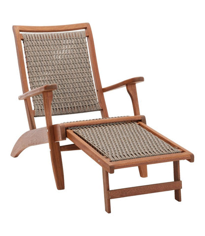 Wicker Eucalyptus Lounger / L.L.Bean