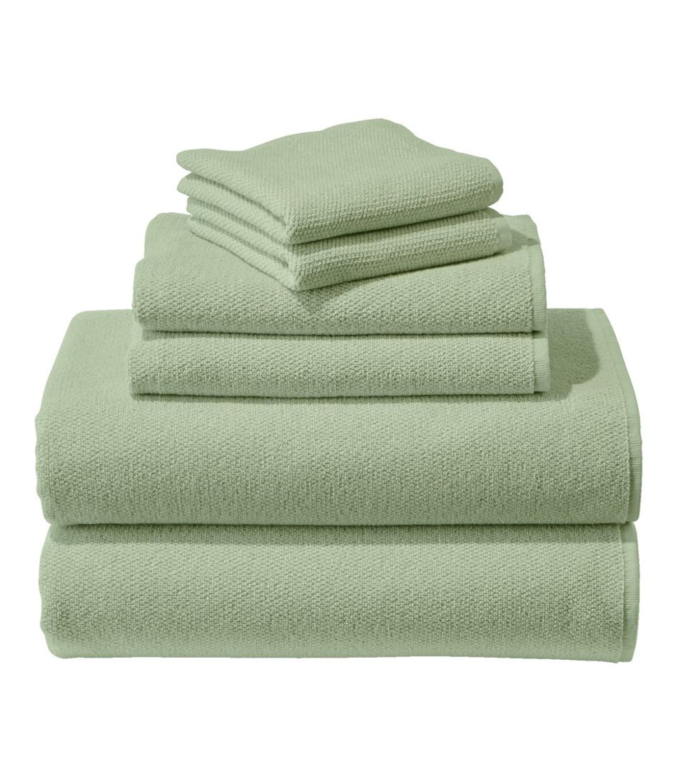 Organic Textured Cotton Towel Set / L.L.Bean