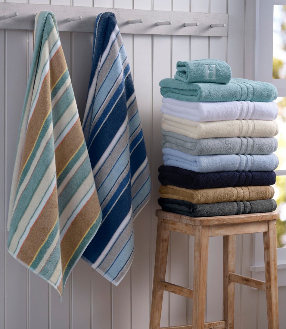 Bean's Organic Cotton Towel, Stripe / L.L.Bean