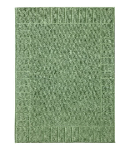 Organic Cotton Textured Bordered Bath Mat / L.L.Bean
