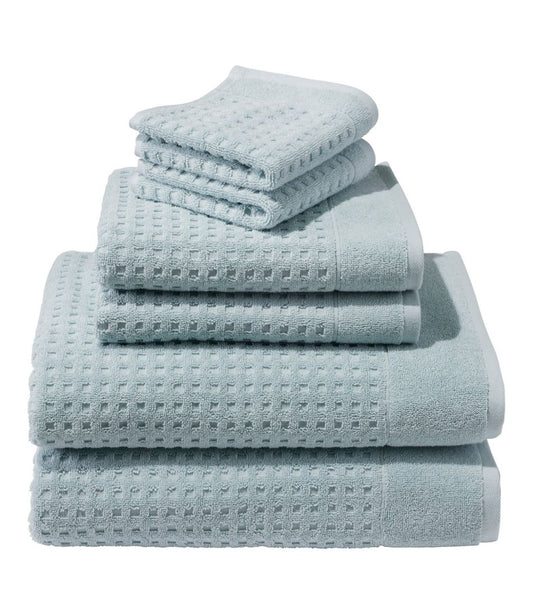 Waffle Cotton Towel Set / L.L.Bean