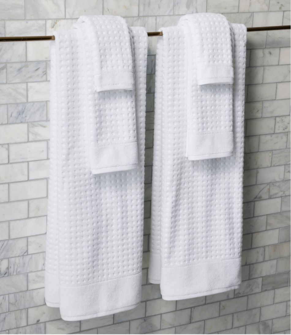 Waffle Cotton Towel Set / L.L.Bean