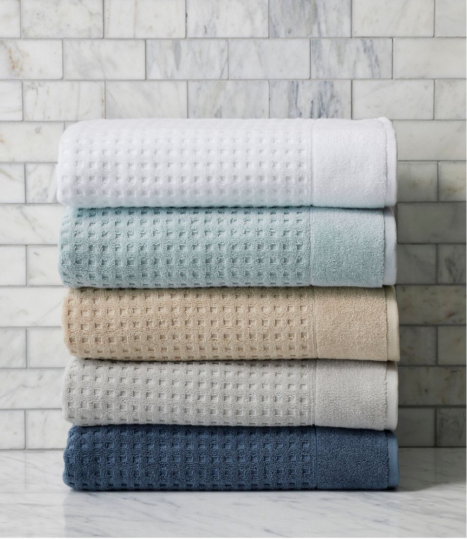 Waffle Cotton Towel Set / L.L.Bean