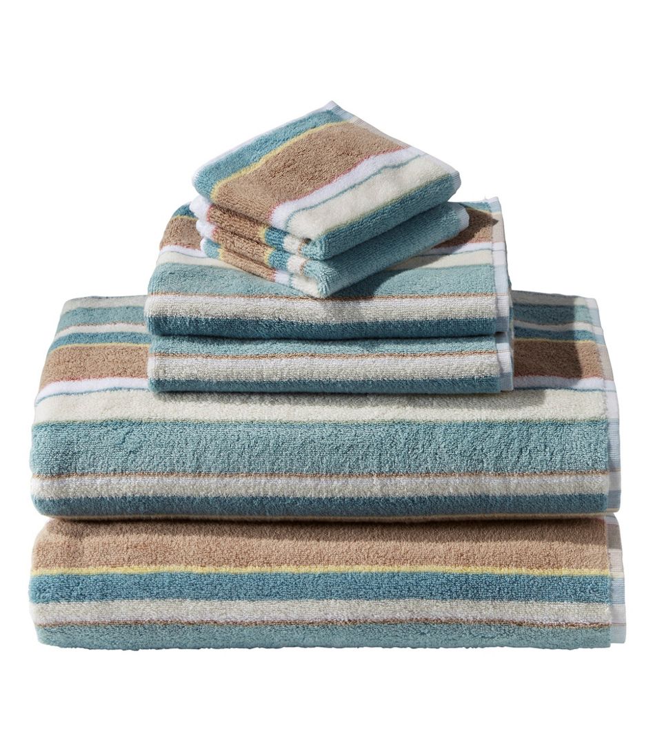 Bean's Organic Cotton Towel Set, Stripe / L.L.Bean
