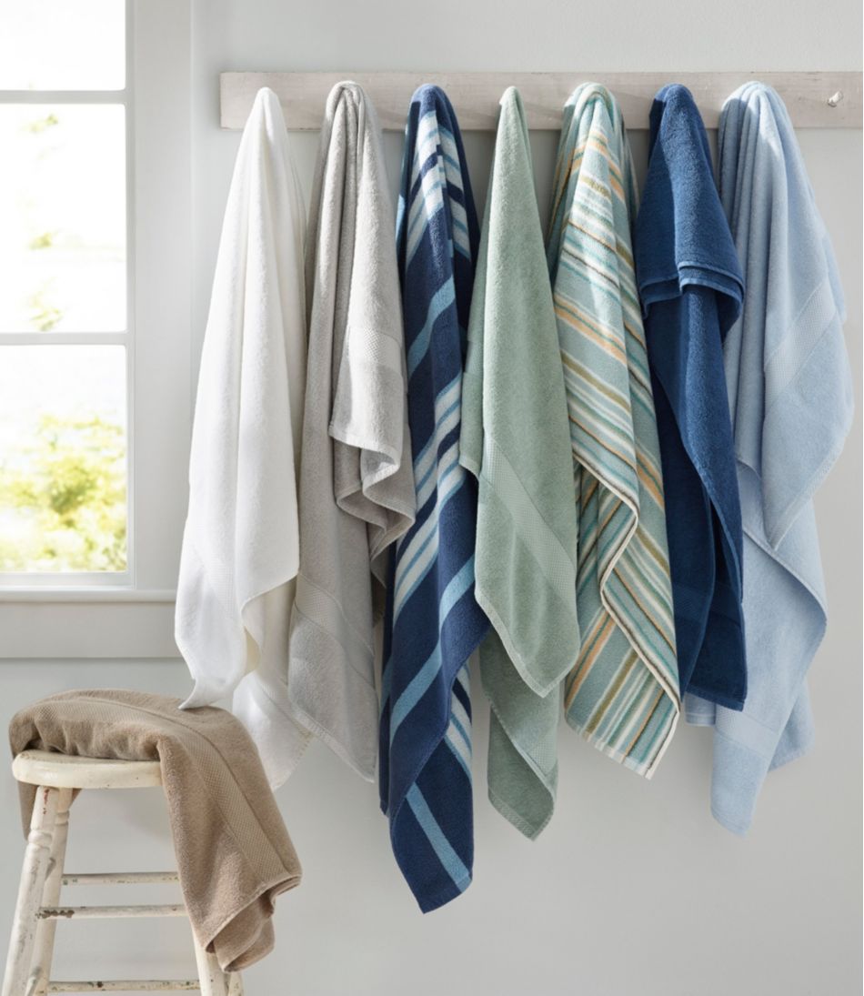 Premium Cotton Towel Set, Stripe / L.L.Bean