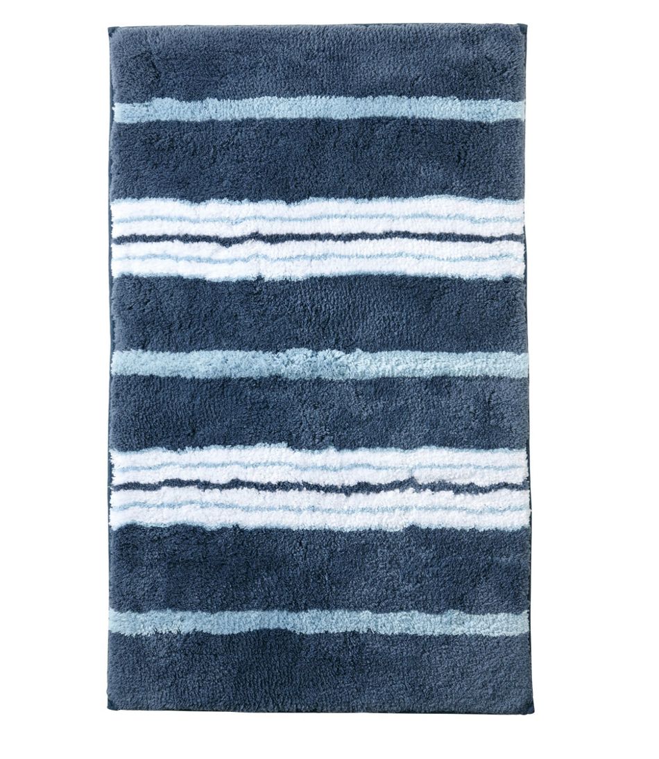 Premium Cotton Bath Mat, Multistripe / L.L.Bean