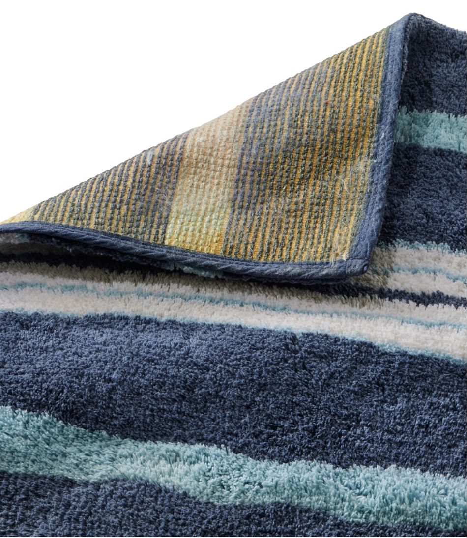 Premium Cotton Bath Mat, Multistripe / L.L.Bean