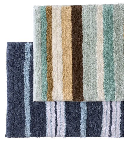 Premium Cotton Bath Mat, Multistripe / L.L.Bean