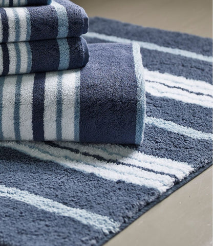Premium Cotton Bath Mat, Multistripe / L.L.Bean