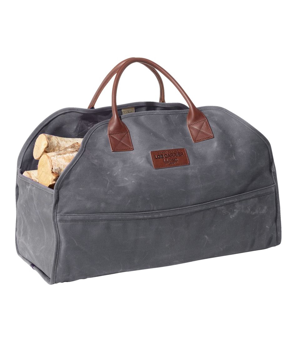 Waxed-Canvas Log Carrier / L.L.Bean