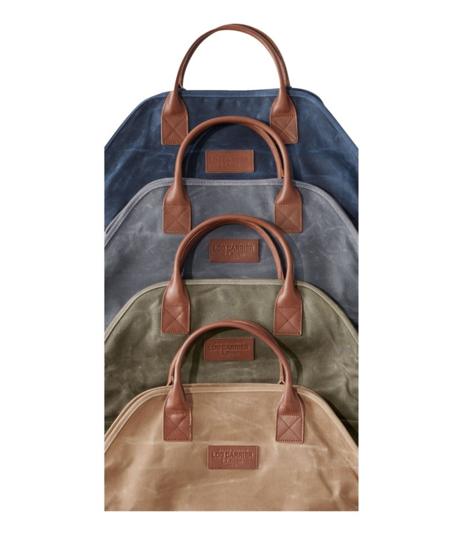 Waxed-Canvas Log Carrier / L.L.Bean