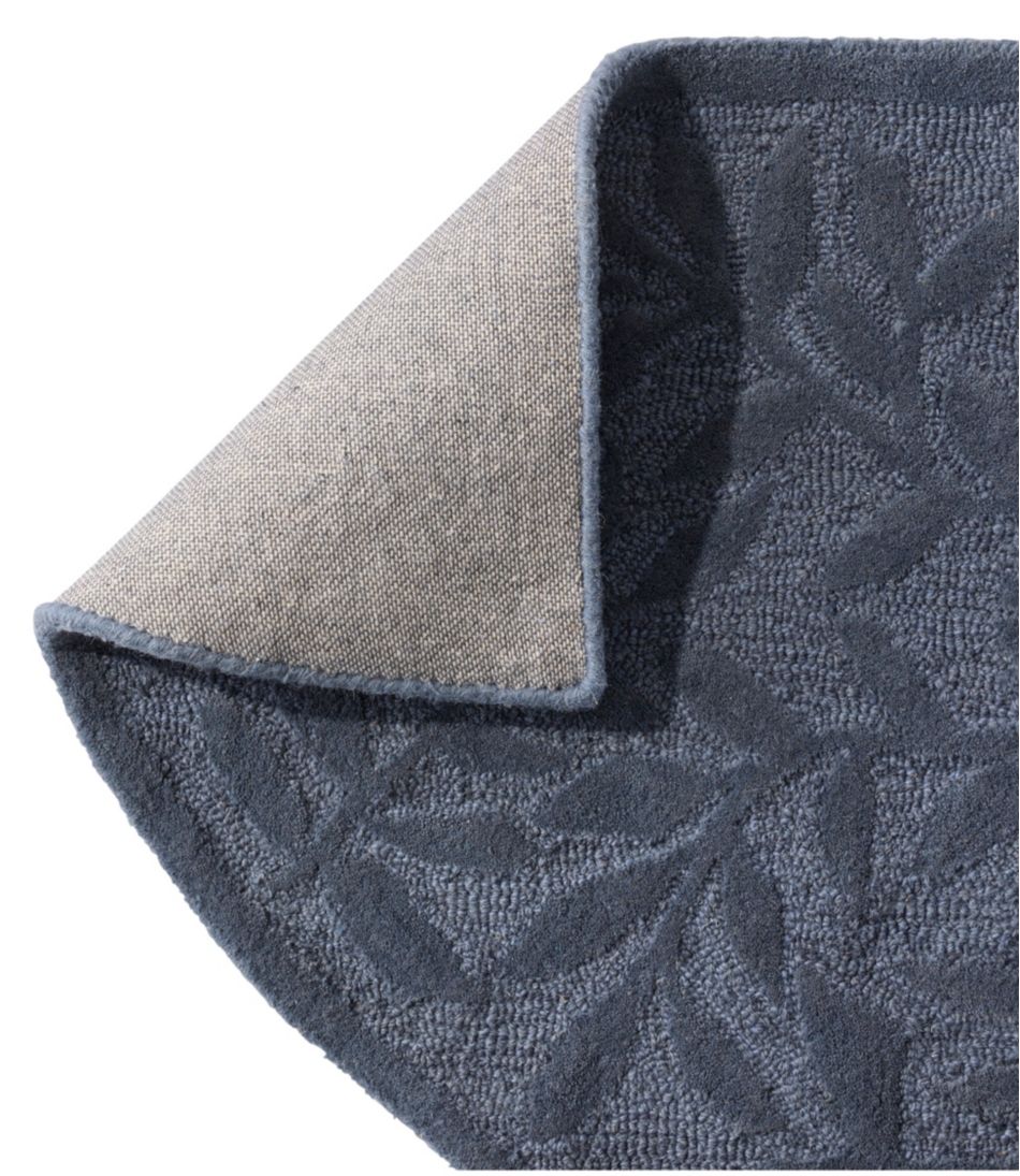 Wool Hearth Rug, Crescent, Leaf / L.L.Bean