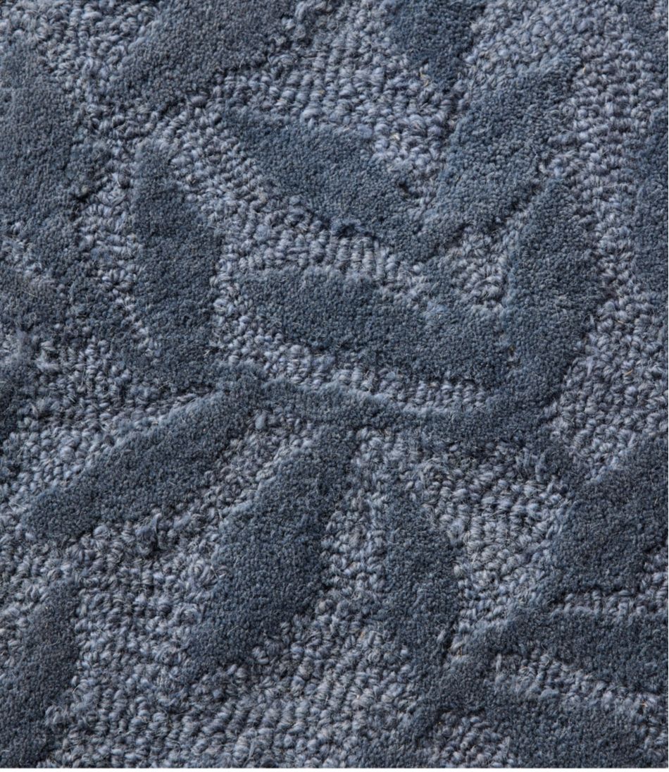 Wool Hearth Rug, Crescent, Leaf / L.L.Bean