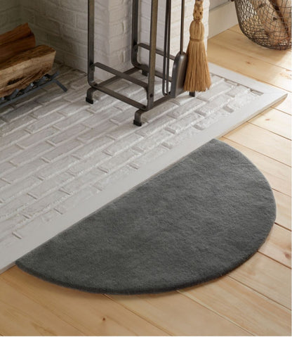 Wool Hearth Rug, Crescent / L.L.Bean
