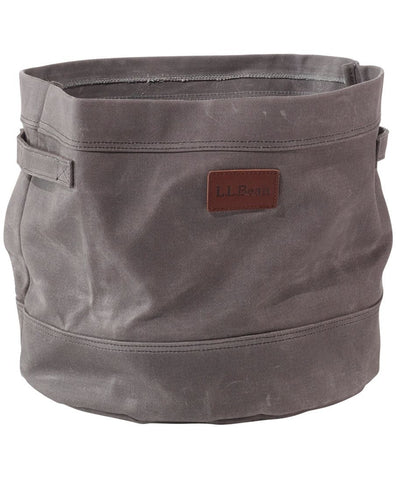 Waxed-Canvas Storage Tote / L.L.Bean