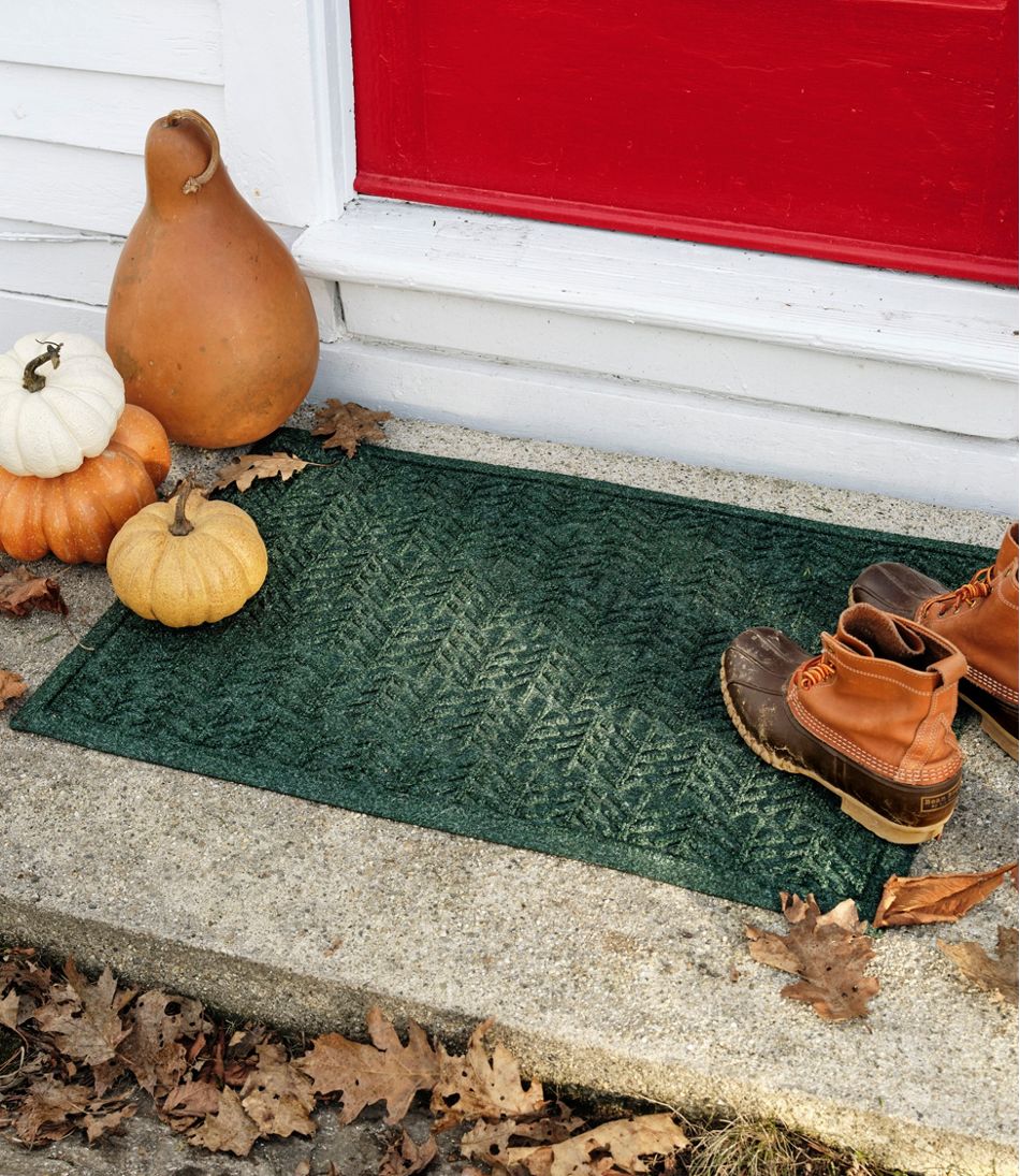 Everyspace Recycled Waterhog Doormat, Trees / L.L.Bean