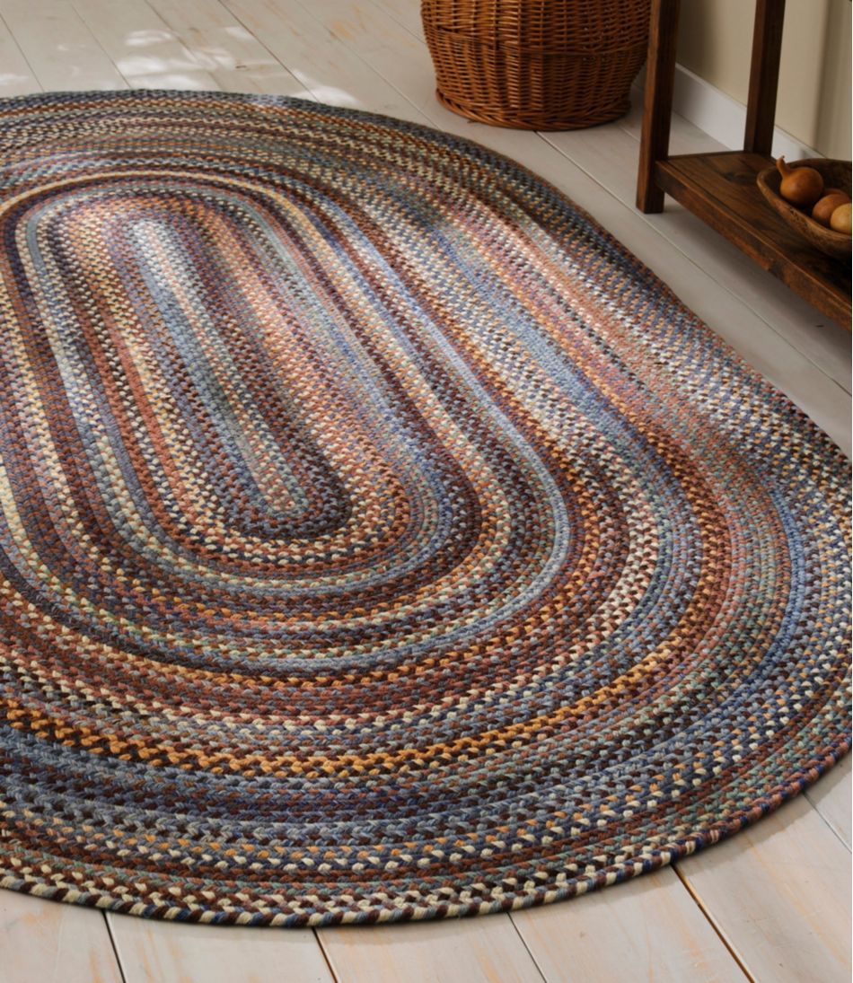Braided Wool Rug, Oval / L.L.Bean