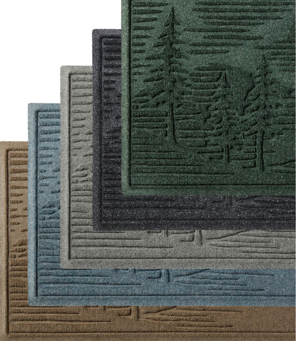 Everyspace Recycled Waterhog Doormat, Pine Trees / L.L.Bean