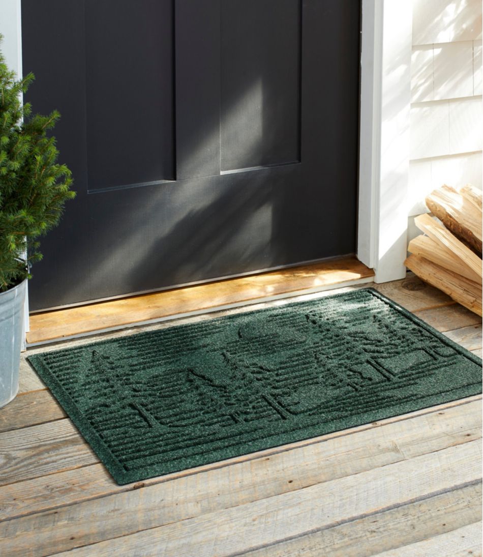 Everyspace Recycled Waterhog Doormat, Pine Trees / L.L.Bean