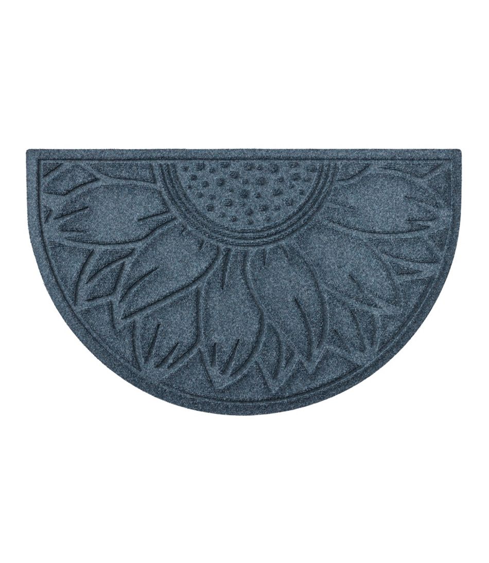Everyspace Recycled Waterhog Doormat, Half Round, Sunflower / L.L.Bean