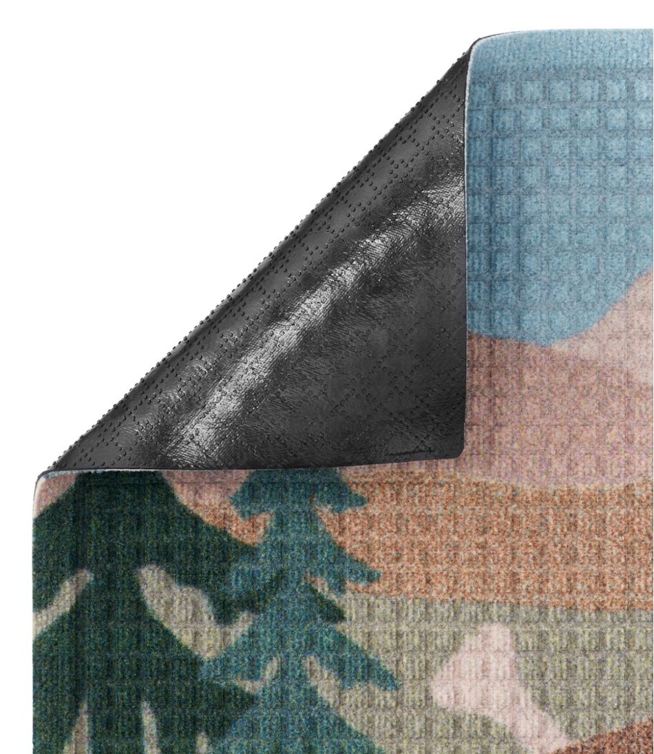 Printed Recycled Waterhog Doormat, Row Boats / L.L.Bean