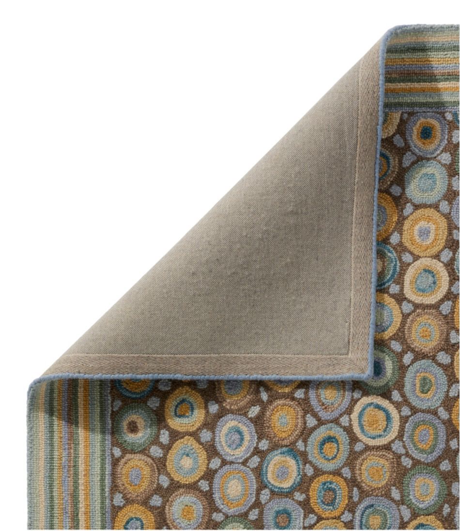 Bean's Wool Hooked Rug, Coins / L.L.Bean