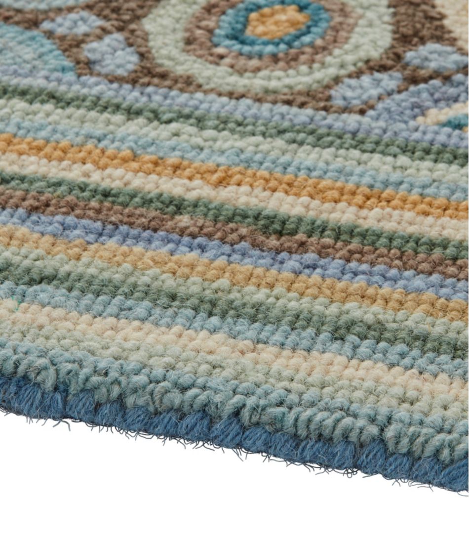 Bean's Wool Hooked Rug, Coins / L.L.Bean