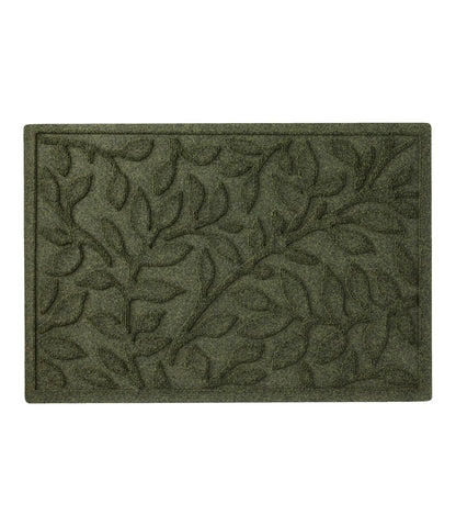Heavyweight Recycled Waterhog Doormat, Woodland Leaf / L.L.Bean