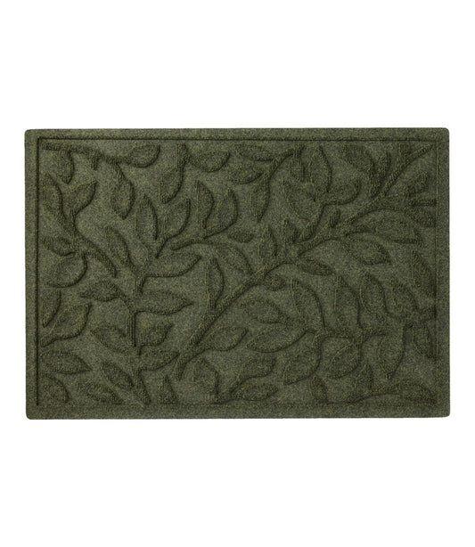 Heavyweight Recycled Waterhog Doormat, Woodland Leaf / L.L.Bean