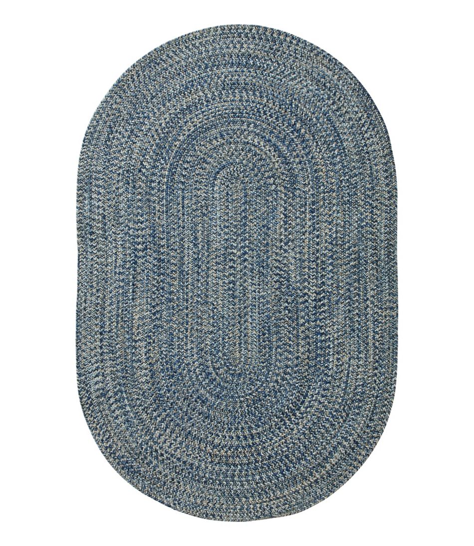 All-Weather Braided Rug, Concentric Pattern Oval / L.L.Bean
