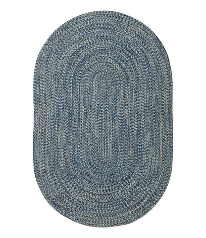 All-Weather Braided Rug, Concentric Pattern Oval / L.L.Bean