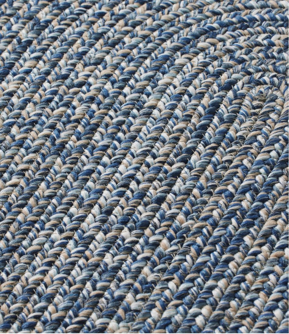 All-Weather Braided Rug, Concentric Pattern Oval / L.L.Bean