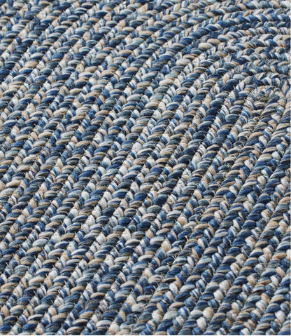 All-Weather Braided Rug, Concentric Pattern Oval / L.L.Bean