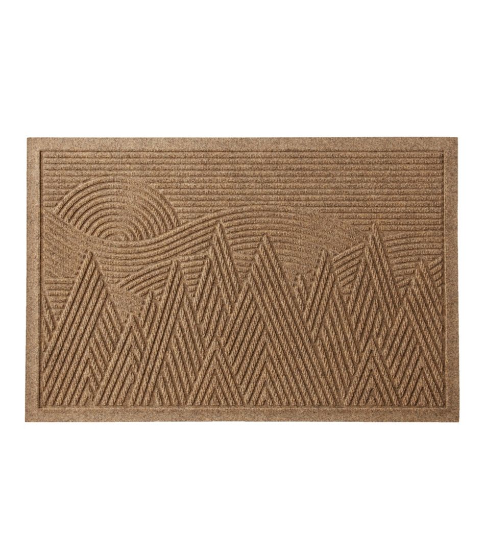 Everyspace Recycled Waterhog Doormat, Mountain Scene / L.L.Bean