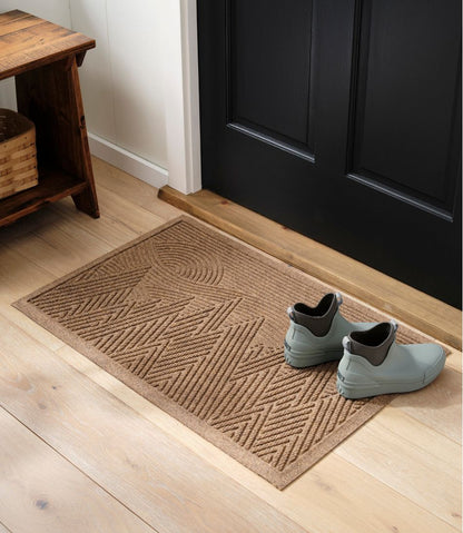 Everyspace Recycled Waterhog Doormat, Mountain Scene / L.L.Bean