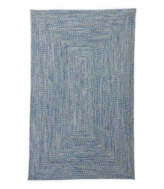 All-Weather Braided Rug, Concentric Pattern Rectangular / L.L.Bean